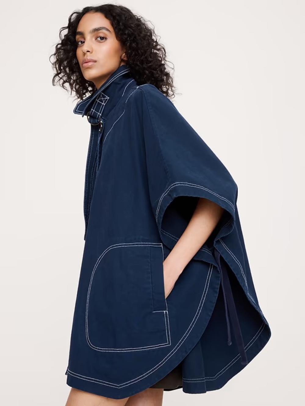 Banana Republic Cotton Twill Cape